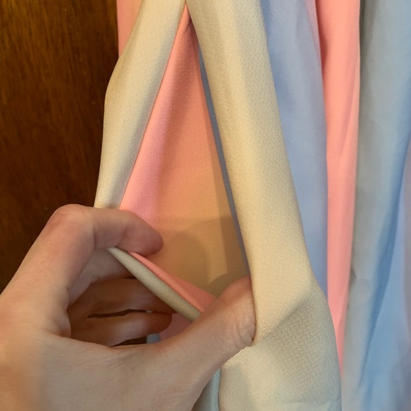 Magnolia Place Ombre Rainbow Midori Swing Dress Small w Pockets NEW Easter - Picture 3 of 4